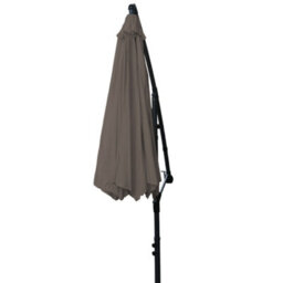 Sundaze 3M Taupe Garden Banana Parasol Cantilever Umbrella Patio W/ Base & Cover - thumbnail 3