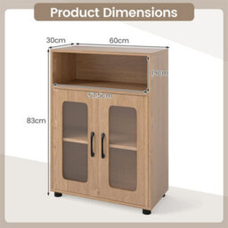 Bathroom Cabinet Freestanding Cabinet With 2 Doors - thumbnail 2