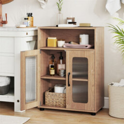 Bathroom Cabinet Freestanding Cabinet With 2 Doors - thumbnail 5