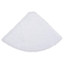 Berkfield Christmas Tree Skirt White 90 Cm Faux - thumbnail 4