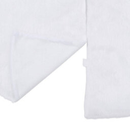 Berkfield Christmas Tree Skirt White 90 Cm Faux - thumbnail 3