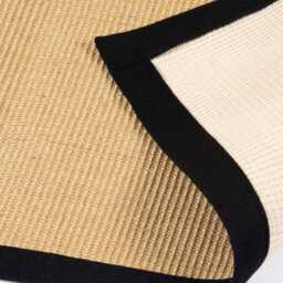 Swinton Sisal Jute 60X230Cm Black Colour Boucle Runner - thumbnail 3