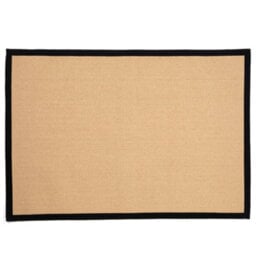 Swinton Sisal Jute 60X230Cm Black Colour Boucle Runner - thumbnail 1