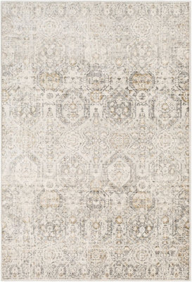 Lotus Oriental Vintage Beige Grey Area Rug-200Cm X 275Cm - image 1