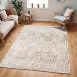 Lotus Oriental Vintage Beige Grey Area Rug-200Cm X 275Cm - thumbnail 3