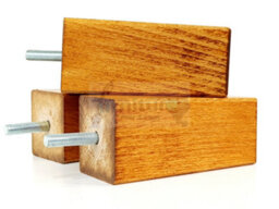 L&F 4X Replacement Furniture Legs Solid Wood 110mm High Sofas Chairs Settee Cabinets Legs M8 Tsp2055 - thumbnail 7