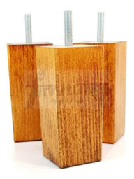L&F 4X Replacement Furniture Legs Solid Wood 110mm High Sofas Chairs Settee Cabinets Legs M8 Tsp2055 - thumbnail 5