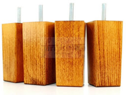 L&F 4X Replacement Furniture Legs Solid Wood 110mm High Sofas Chairs Settee Cabinets Legs M8 Tsp2055 - thumbnail 6