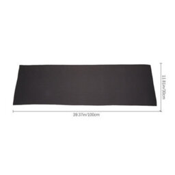 Living And Home Black Rectangular Quick Dry Towel For Gym Or Swimming Pool - thumbnail 7