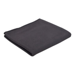 Living And Home Black Rectangular Quick Dry Towel For Gym Or Swimming Pool - thumbnail 1
