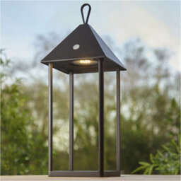 Loops 2 Pack Matt Black Dimmable Table Lamp - Usb Chargeable Led Light - Modern Large Ip44 Outdoor Hanging - thumbnail 4