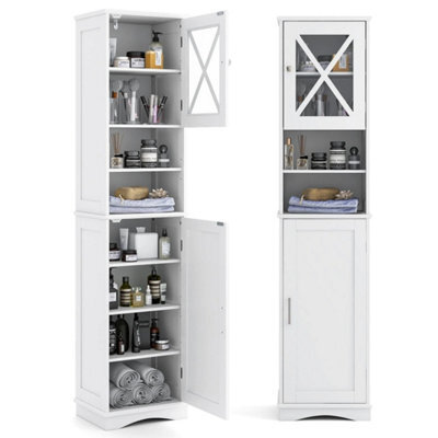 170Cm Tall Bathroom Cabinet Freestanding Storage Cabinet - image 1