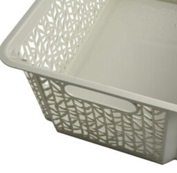 B2C Storage Unit With Baskets Drawer Box Organizer Tower Cabinet White  4 Basket Unit - thumbnail 4