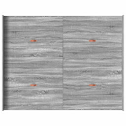 Berkfield Modern Storage Bed Frame Grey Sonoma 140 X 190 Cm Engineered Wood - thumbnail 8