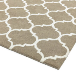 Beige Camel Luxurious Modern Geometric Handmade Rug For Living Room Bedroom & Dining Room-80Cm X 150Cm - thumbnail 2