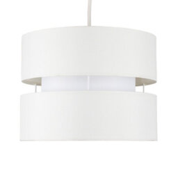 Valuelights Sophia Small Cream 2 Tier Ceiling Light Shade (D)26Cm