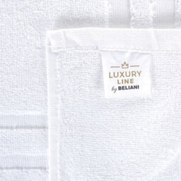 Beliani Set Of 9 Towels Atiu Terry Cotton White - thumbnail 4