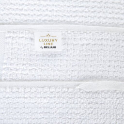 Beliani Set Of 9 Towels Atiu Terry Cotton White - thumbnail 6