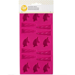Accessotech 12 Piece Pink Unicorn Silicone Baking And Candy Moulds Set Non Stick Dishwasher Safe - thumbnail 4