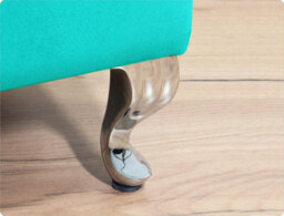 Londona 90Cm Chesterfield Ottoman Storage Bench - Plush Velvet Shoe Bench - Teal Upholstery Footstool With Storage - thumbnail 5
