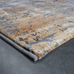Mastercraft Canyon 052-0071-3888 Ochre Charcoal Rug-133Cm X 195Cm - thumbnail 3
