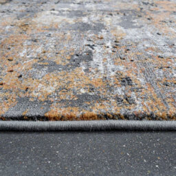 Mastercraft Canyon 052-0071-3888 Ochre Charcoal Rug-133Cm X 195Cm - thumbnail 4