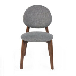 Oakham Delacroix Premium Walnut And Grey Dining Chairs - Set Of 2 - thumbnail 3
