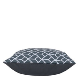 Icon Indoor And Outdoor Art Deco Waterproof Filled Cushion Charcoal - thumbnail 3
