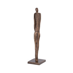 Vanity Living 51Cm Bronze Metal Aluminium Sculpture Modern Abstract Decorative Statue For Living Room, Office & Home Decor - thumbnail 4
