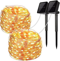 Waterproof Solar Powered Fairy String Light In Warm White 30 Meters 300 Led - thumbnail 1