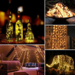 Waterproof Solar Powered Fairy String Light In Warm White 30 Meters 300 Led - thumbnail 2