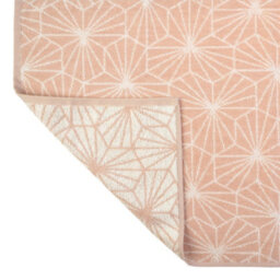 Allure Bath Fashions Geometric Design Jacquard Bath Sheet - Blush Pink - thumbnail 3