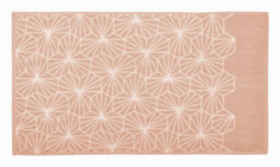 Allure Bath Fashions Geometric Design Jacquard Bath Sheet - Blush Pink - thumbnail 2