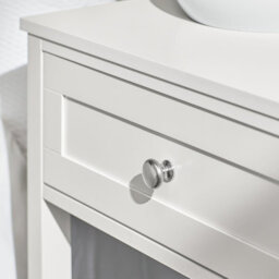 Sobuy Fbt46-W, Beside Table With 1 Drawer 2 Shelves, End Table Lamp Table Night Stand,white,w45Xd30Xh68 - thumbnail 7