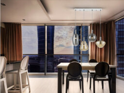 Luminosa Lighting Luminosa Nara Bar Pendant Ceiling 4 Light Chrome Led 3000K - Uk Stock - thumbnail 2