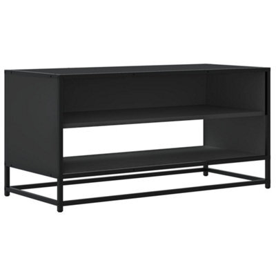Berkfield Industrial Tv Cabinet Black 91X40X46 Cm Engineered Wood And Metal - image 1