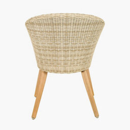 Pacific Lifestyle Cabon Acacia Wood And Pu Rattan 4 Seater Garden Dining Set - thumbnail 8