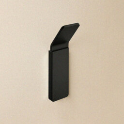 Cosmic Towel Hook, Robe Hook, Coat Hook, Self-Adhesive, Matt Black, Supports Up To 5Kg, Nea Collection - thumbnail 5