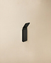 Cosmic Towel Hook, Robe Hook, Coat Hook, Self-Adhesive, Matt Black, Supports Up To 5Kg, Nea Collection - thumbnail 1