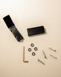 Cosmic Towel Hook, Robe Hook, Coat Hook, Self-Adhesive, Matt Black, Supports Up To 5Kg, Nea Collection - thumbnail 2