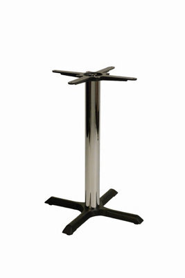 Elliot Chrome Table Base Small Dining - image 1