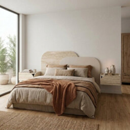 Decortie Rove Layered Wall Mounted Headboard Travertine,sandstone 160X3.6X75 Cm - thumbnail 3