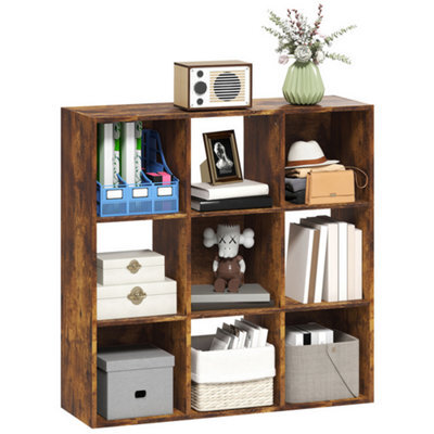 Homcom Storage Cupboard Bookcase Bookshelf Home Office