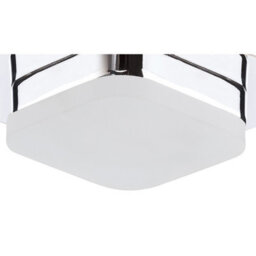 Luminosa Lighting Luminosa Marcel Recessed Down Light 5W Led Square 3000K Ip44, 450Lm, Polished Chrome/frosted Acrylic, Driver Included - thumbnail 6