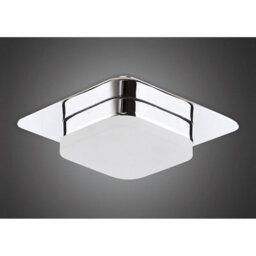 Luminosa Lighting Luminosa Marcel Recessed Down Light 5W Led Square 3000K Ip44, 450Lm, Polished Chrome/frosted Acrylic, Driver Included - thumbnail 2