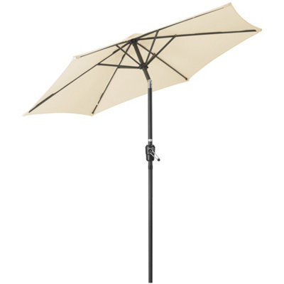 Christow 2.4M Crank And Tilt Parasol With Uv Protection - image 1