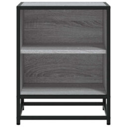 Berkfield Bedside Cabinets 2 Pcs Grey Sonoma 40X31X50 Cm Engineered Wood And Metal - thumbnail 5