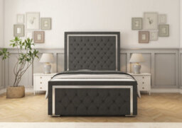 Comfort Beds Sofia Gold Steel Dumfries Bed Frame - thumbnail 2