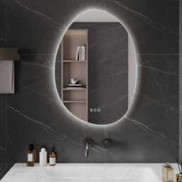 Deervalley Wall Hung  Bathroom Mirror Led Lights, Demister & Bluetooth Speaker, Dimmable 3 Colour Lights, Shatterproof Glass