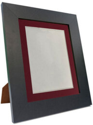 Frames By Post Metro Black Frame With Red Mount For Image Size A5 - thumbnail 4